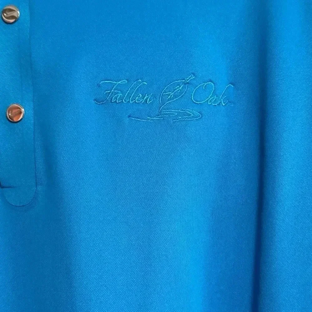 NWT NIKE FitDry Tiger Woods Platinum Fallen Oak Governor’s Cup Golf Polo Size XL